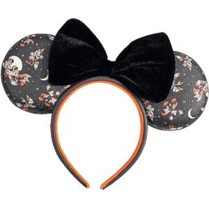 Loungefly Disney Mickey & Minnie Halloween Allover Print Ears Headband